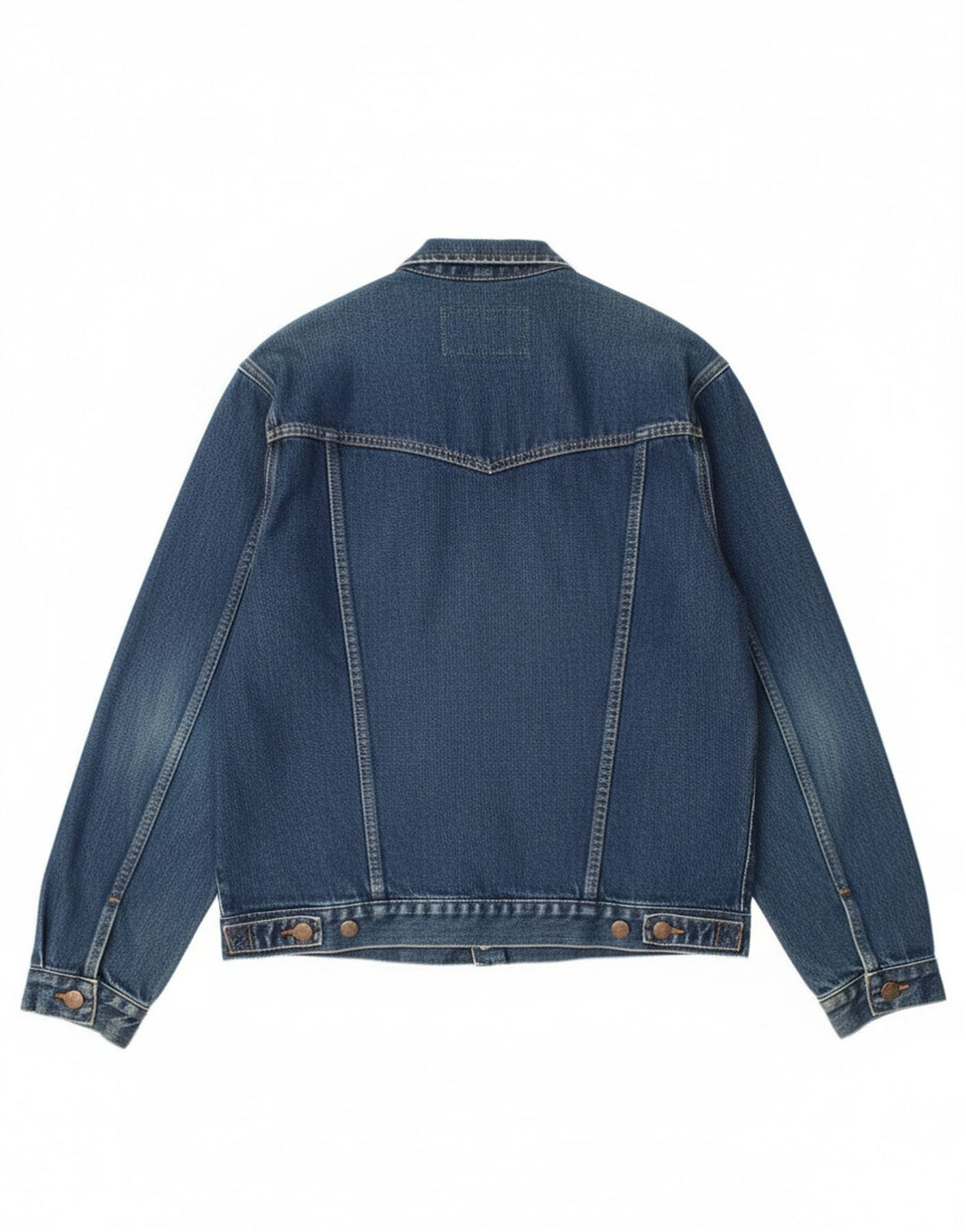 Wrangler Mens Denim Jacket UK 38 Medium Blue Cotton