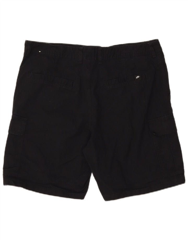 Nike Mens Cargo Shorts W36 Large Black Cotton