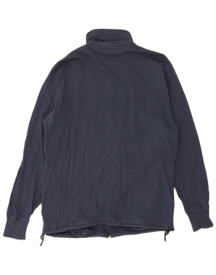 Asics Mens Tracksuit Top Jacket Small Navy Blue
