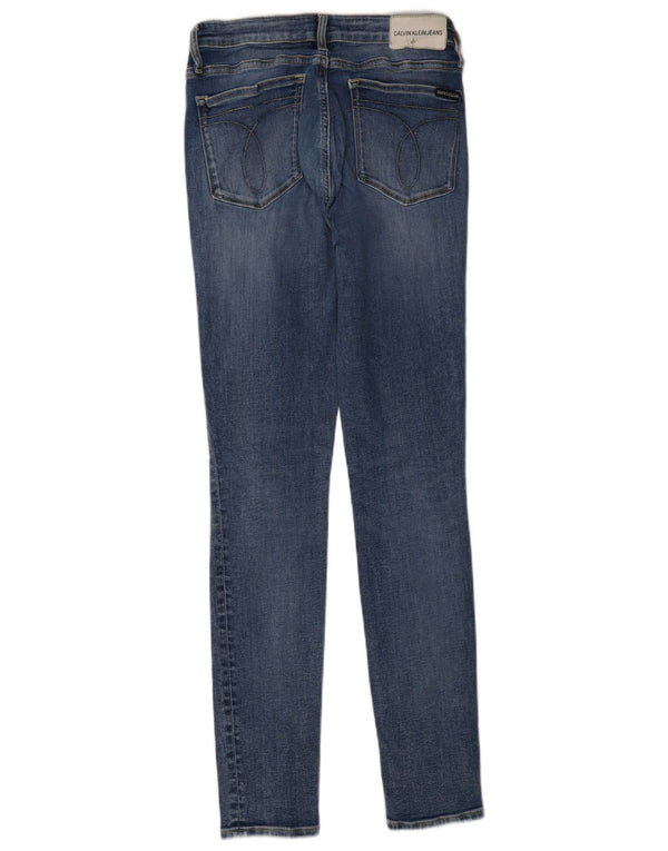 Calvin Klein Womens Skinny Jeans W28 L32 Blue