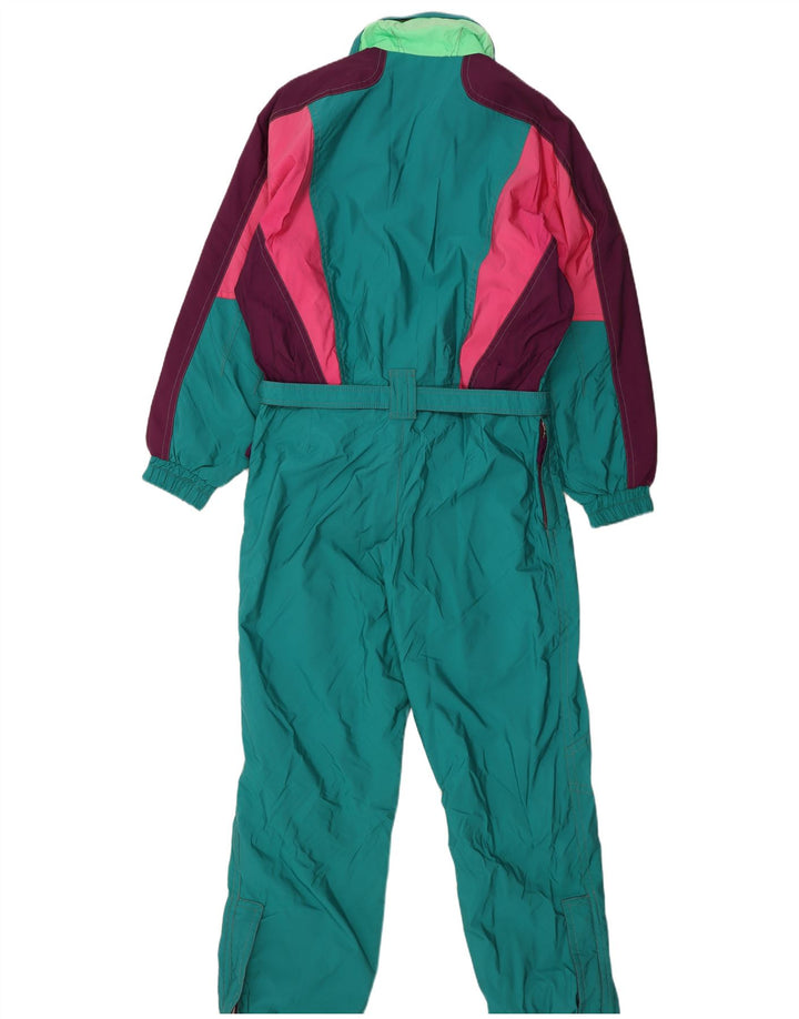 COLMAR Mens Ski Jumpsuit IT 54 Large  Green Colourblock Polyamide