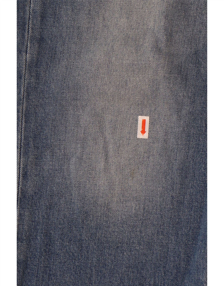 Lee Mens Rider Straight Jeans W36 L32 Blue Cotton