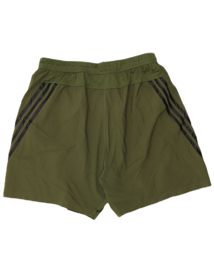 ADIDAS Mens Aeroready Sport Shorts XL  Green Polyester