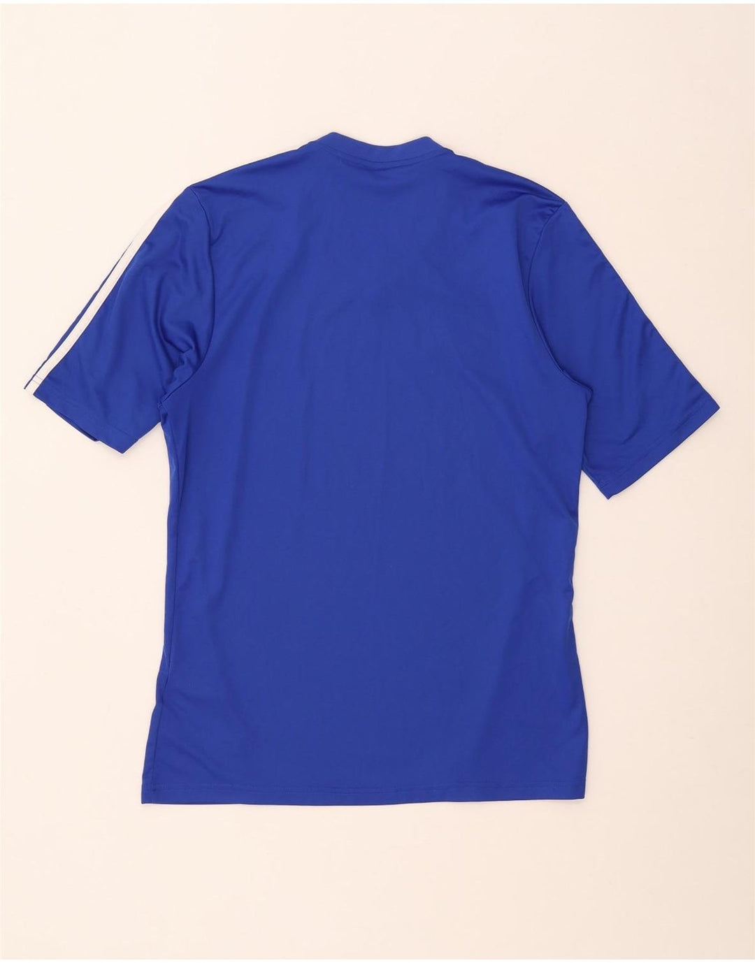 Adidas Mens Climalite T-Shirt Top Medium Blue Polyester