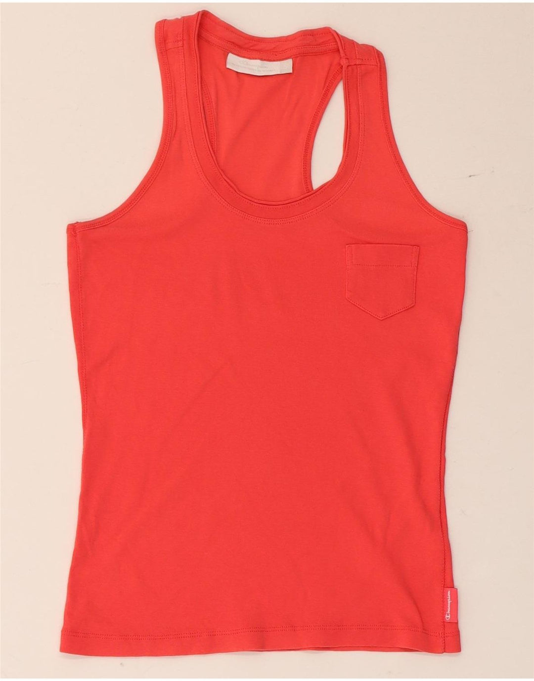 Champion Womens Vest Top UK 8 Small Red
