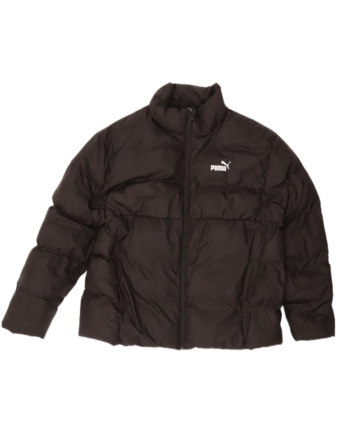 PUMA Mens Padded Jacket UK 42 XL Black Polyester