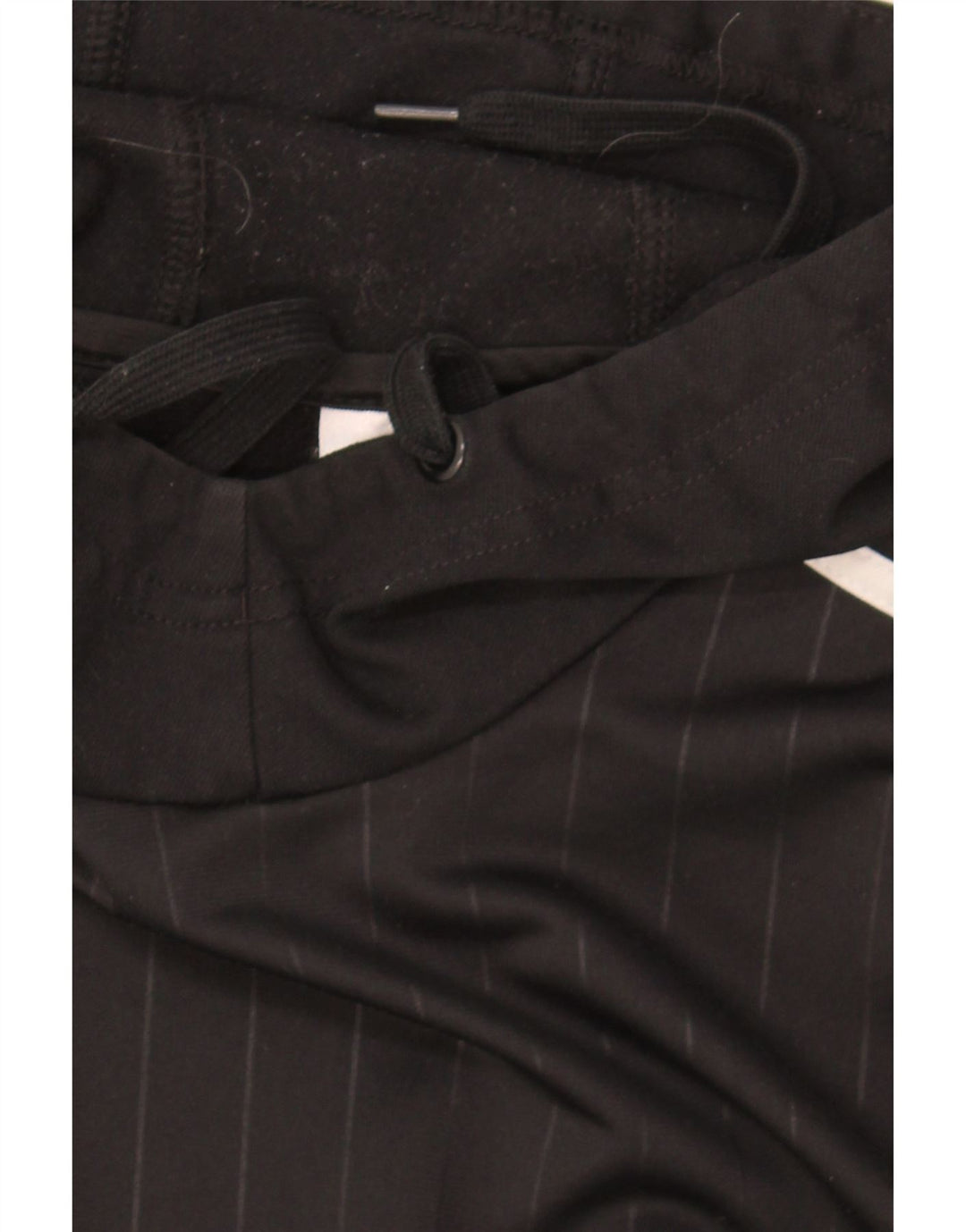 ADIDAS Womens Hoodie Jumper UK 14 Medium Black Polyester Vintage Adidas and Second-Hand Adidas from Messina Hembry 