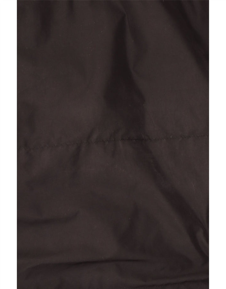 Puma Mens Hooded Padded Coat UK 40 Large Black Polyester