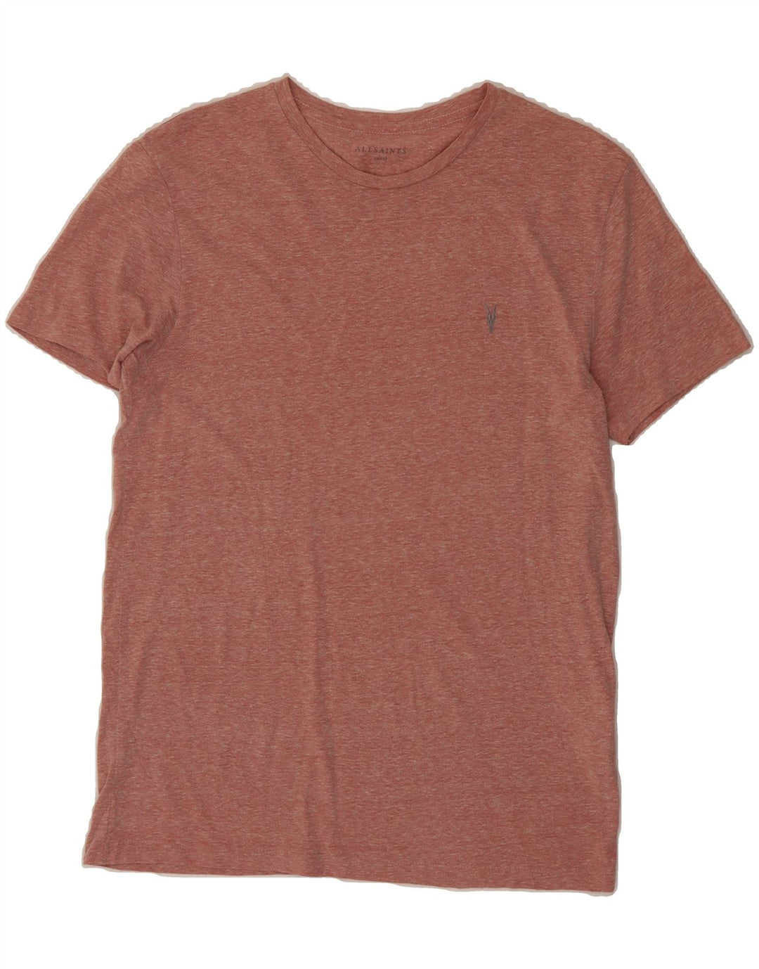 ALL SAINTS Mens T-Shirt Top Small Pink Polyamide Vintage All Saints and Second-Hand All Saints from Messina Hembry 