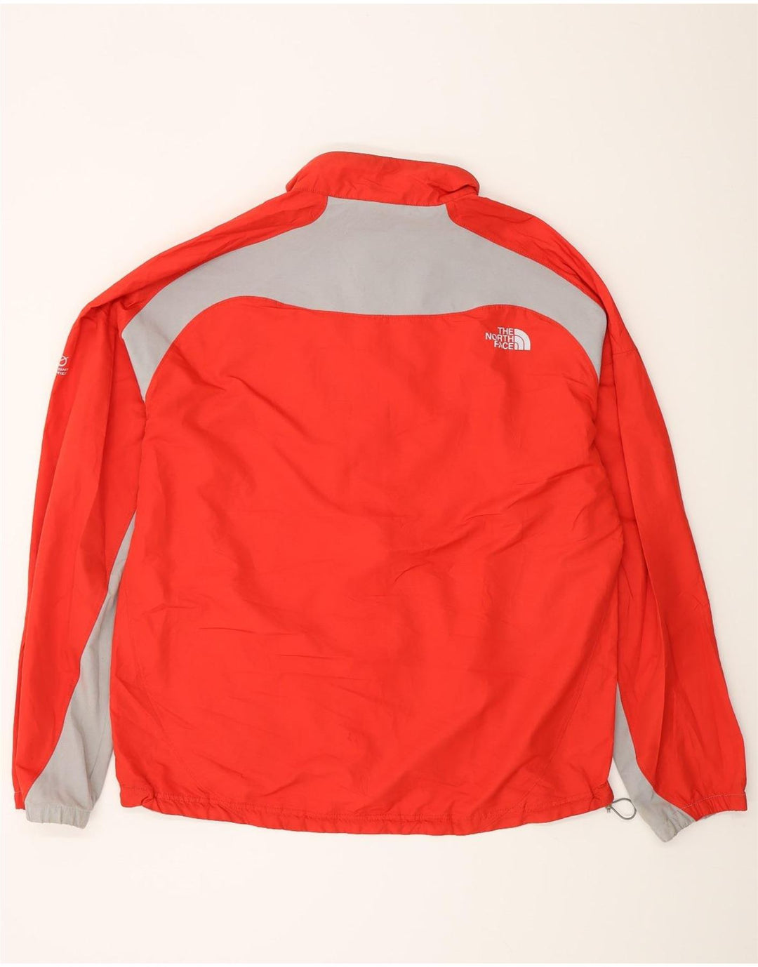 THE NORTH FACE Mens Tracksuit Top Jacket XL Red Colourblock Polyester