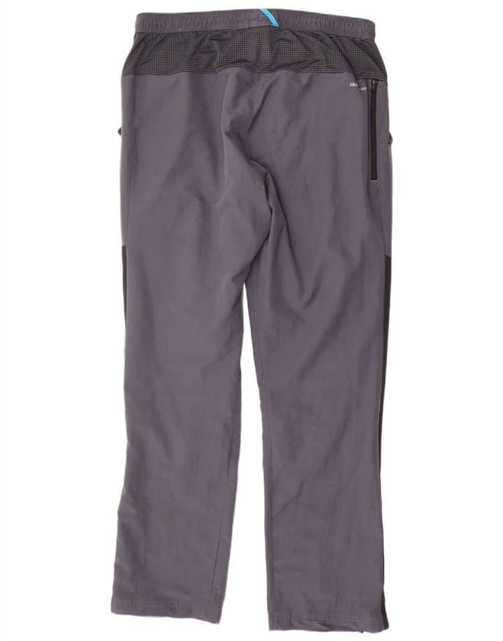 ADIDAS Mens Climacool Tracksuit Trousers XL  Grey Colourblock Polyester