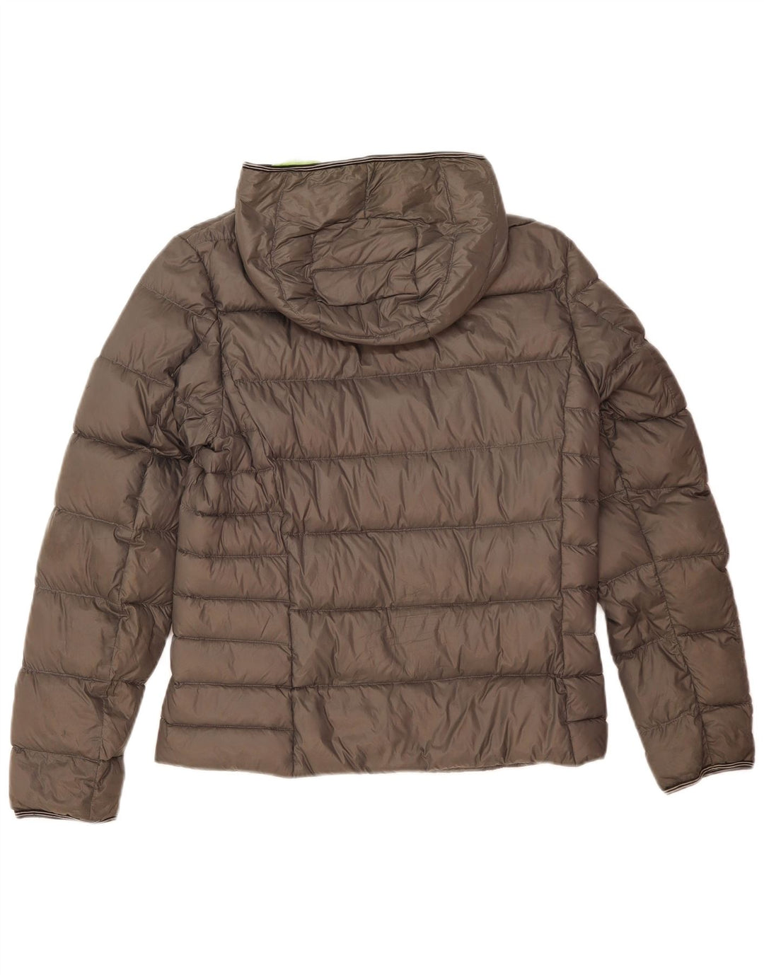 Fred Perry Mens Hooded Padded Jacket UK 36 Small Grey
