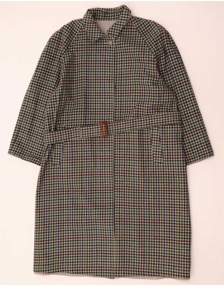 Carol Womens Reversible Overcoat IT 48 XL Grey Polyester