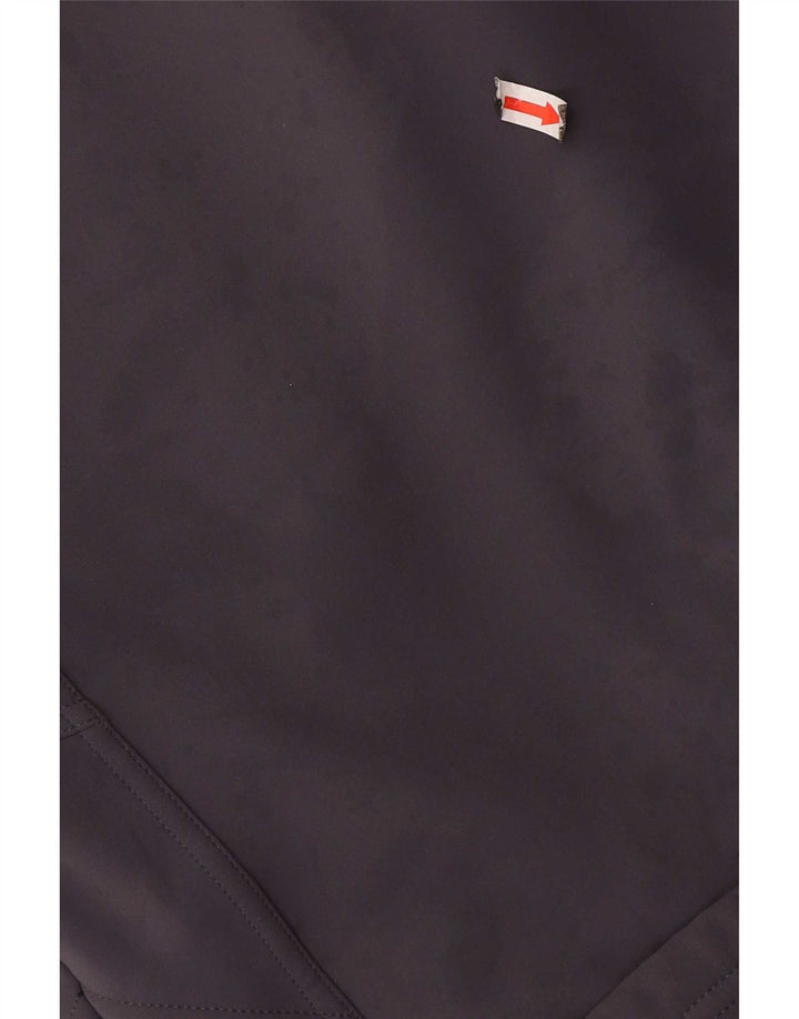 Asics Mens Graphic Tracksuit Top Jacket Small Grey Colourblock Polyester