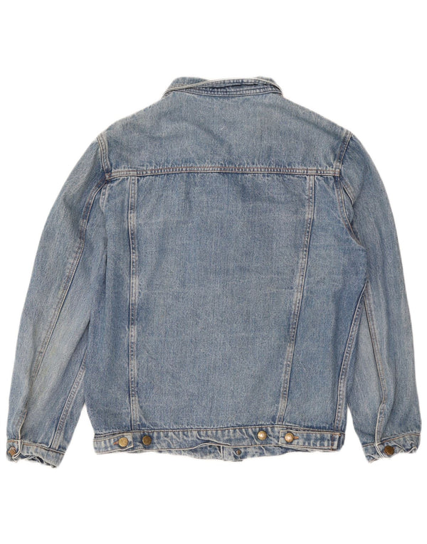 Vintage Mens Denim Jacket UK 38 Medium Blue