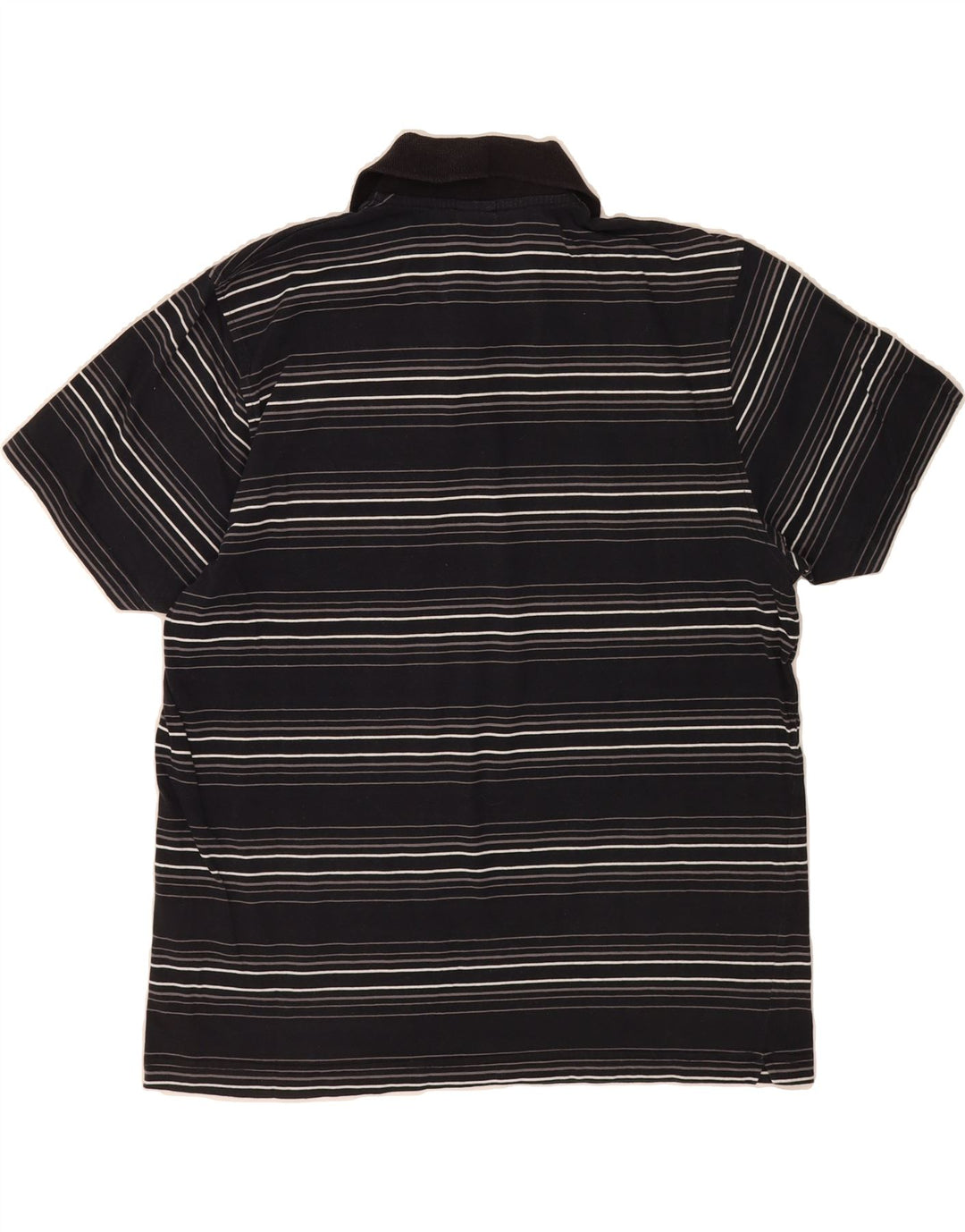 NIKE Mens Polo Shirt UK 47/48 2XL Navy Blue Striped Vintage Nike and Second-Hand Nike from Messina Hembry 