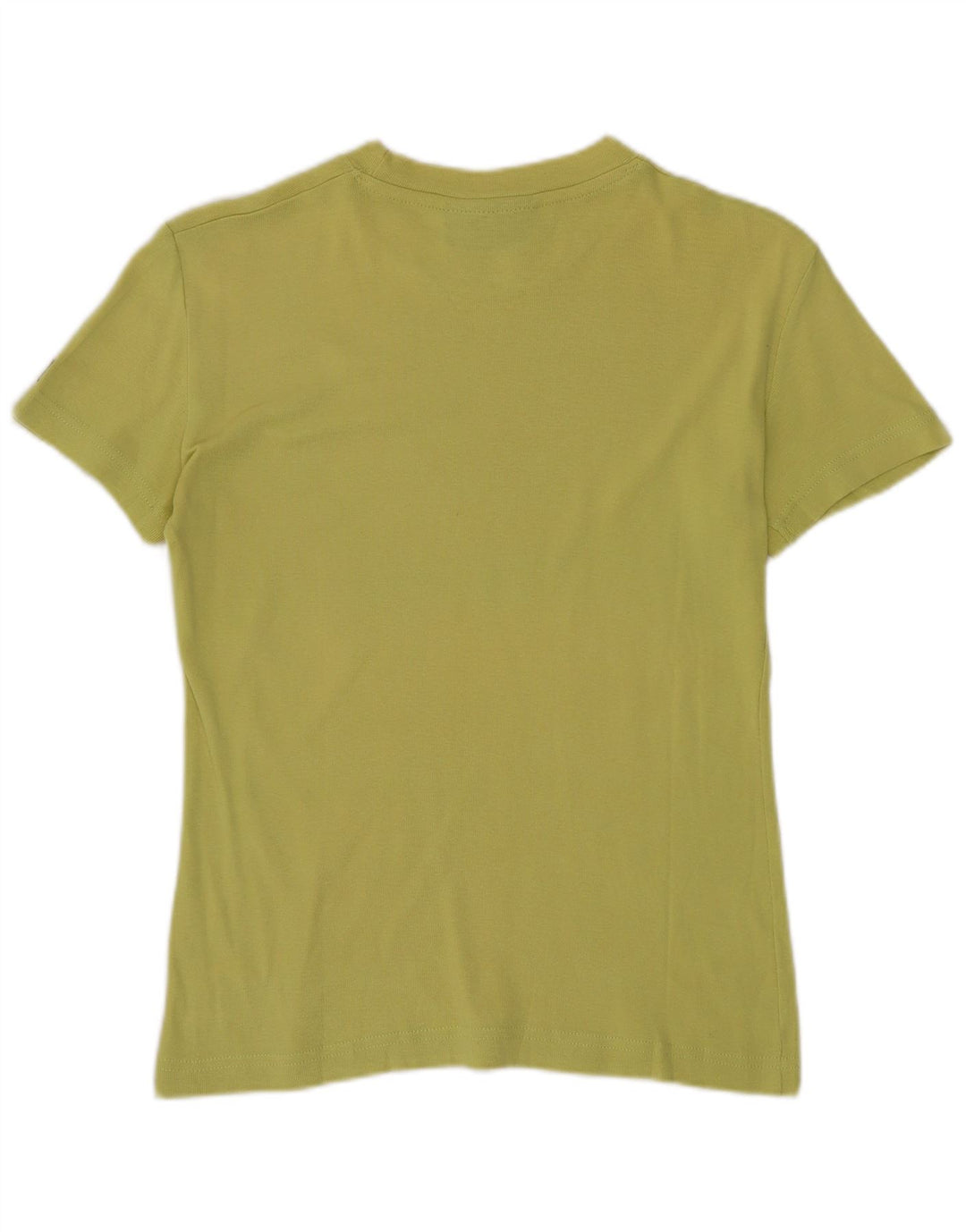Gas Womens T-Shirt Top UK 12 Medium Green Cotton