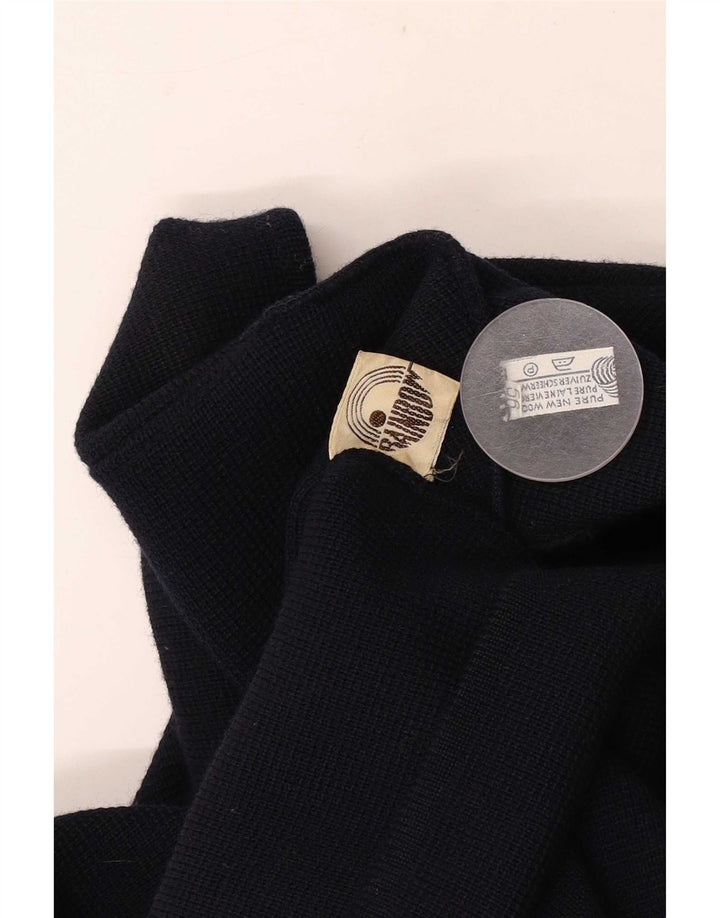 Rainbow Mens Double Breasted Cardigan Sweater IT 56 XL Navy Blue