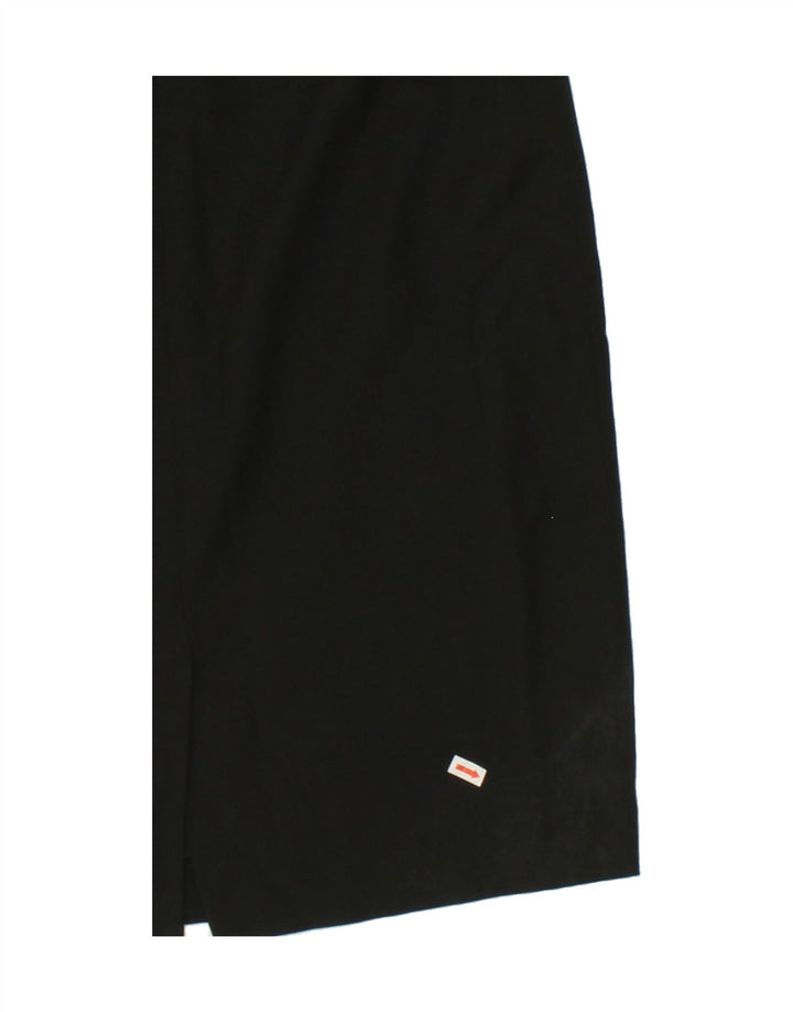KRIZIA Womens Pencil Skirt IT 46 Large W28  Black Wool Vintage Krizia and Second-Hand Krizia from Messina Hembry 