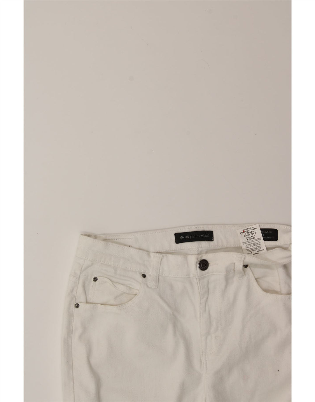 LEE Womens Platinum Label Straight Jeans US 8 Medium W30 L27 White Vintage Lee and Second-Hand Lee from Messina Hembry 