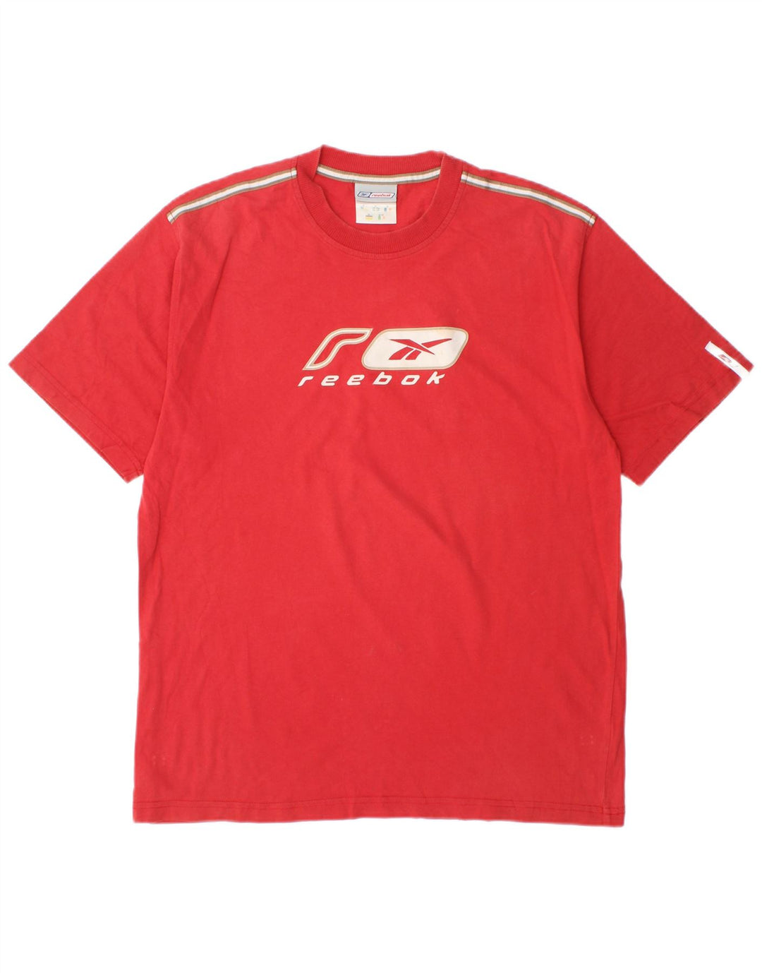 REEBOK Mens Graphic T-Shirt Top Small Red