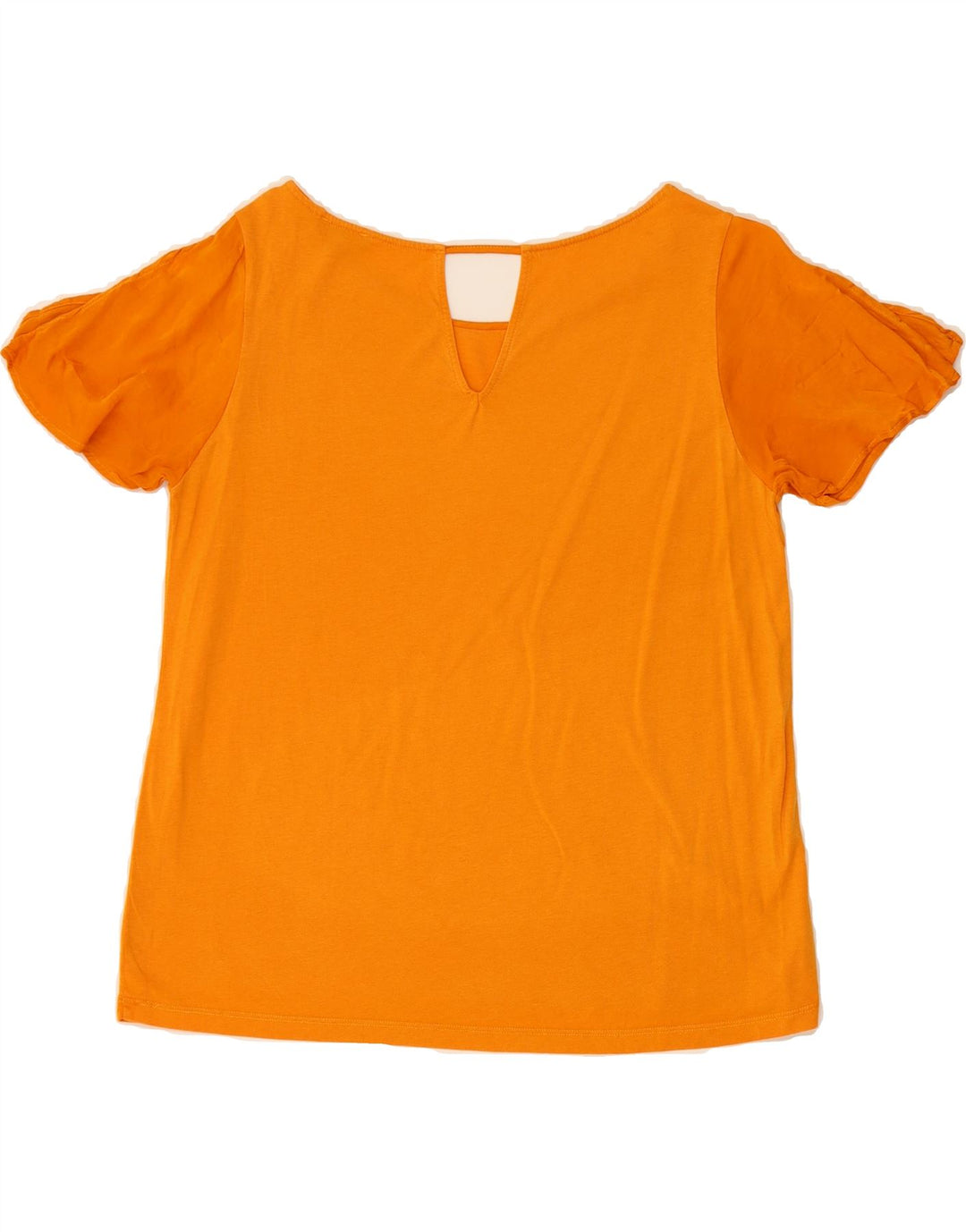 MASSIMO DUTTI Womens Blouse Top UK 14 Large Orange Vintage Massimo Dutti and Second-Hand Massimo Dutti from Messina Hembry 