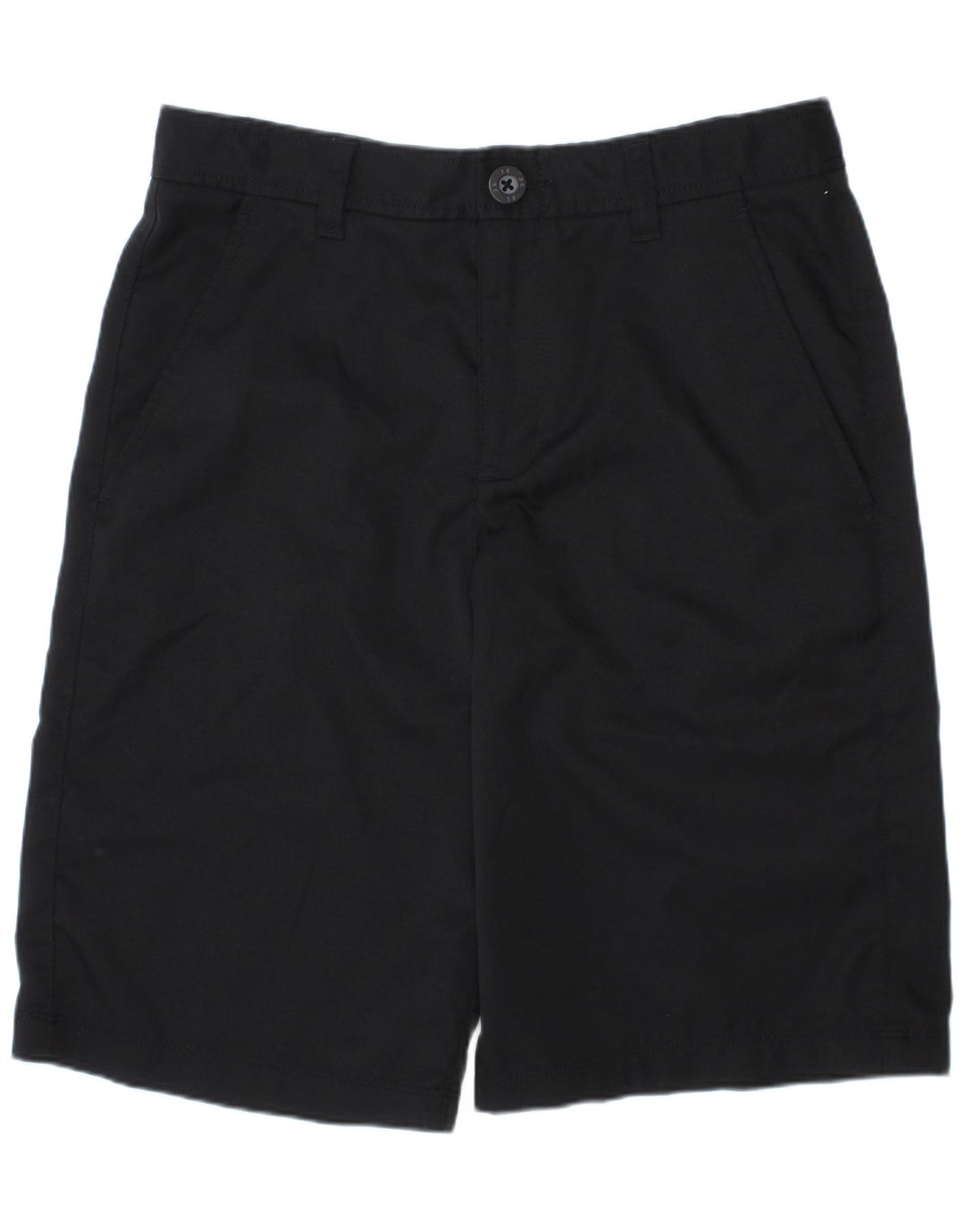 UNDER ARMOUR Boys Chino Shorts 15-16 Years W28 Black