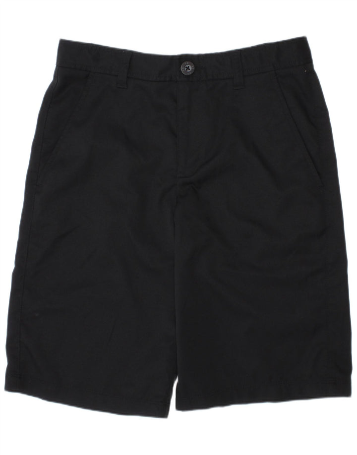 UNDER ARMOUR Boys Chino Shorts 15-16 Years W28 Black