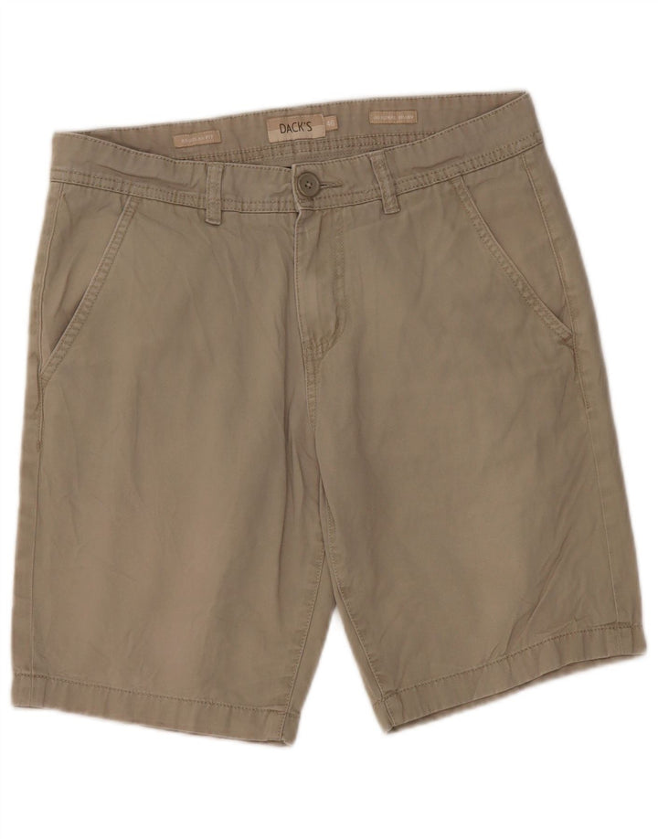 DACK'S Mens Chino Shorts IT 46 Small W32  Beige Cotton
