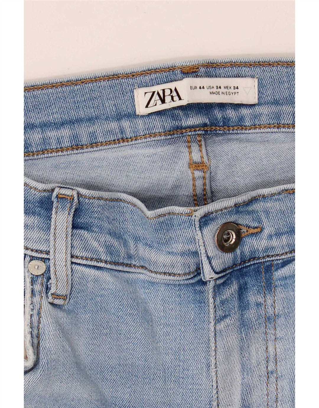 Zara Mens Slim Jeans EU 44 Large W34 L28 Blue