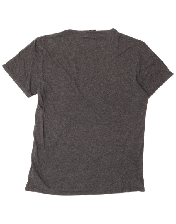 G-STAR Mens T-Shirt Top Large Grey Cotton