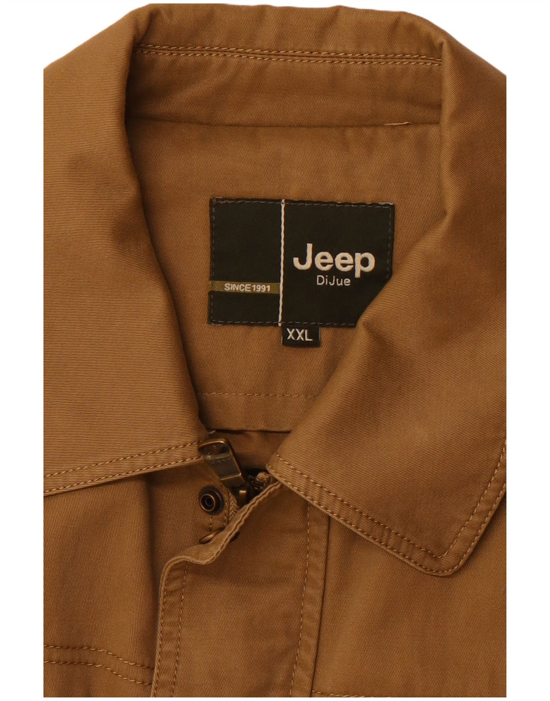 Jeep Mens Bomber Jacket UK 44 2XL Brown