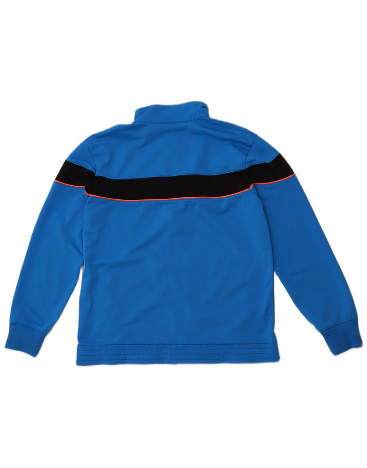 NIKE Boys Tracksuit Top Jacket 13-14 Years XL  Blue Colourblock Polyester