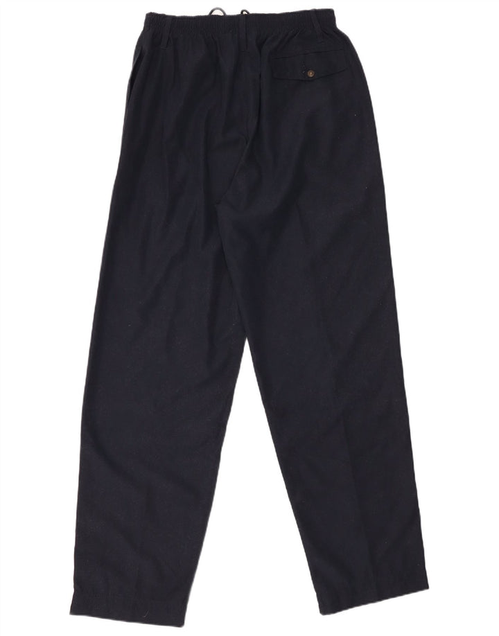 AUSTRALIAN L'ALPINA Mens Chino Trousers IT 50 Large W30 L30 Navy Blue