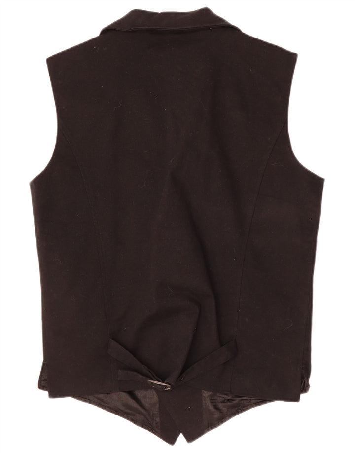 GOTHICANA BY EMP Mens Waistcoat Large Black Polyester