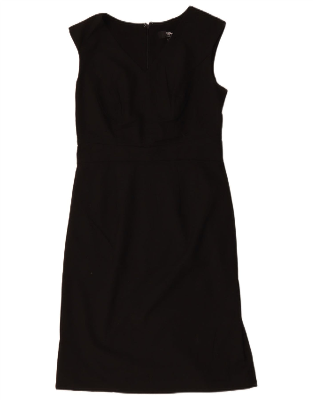 MOSSIMO Womens Sleeveless Sheath Dress US 4 Small Black Polyester