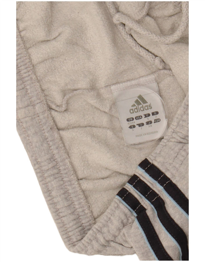 ADIDAS Mens Tracksuit Trousers UK 42/44 Large  Grey Cotton