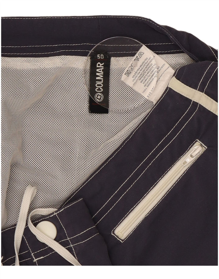 Colmar Mens Swimming Shorts IT 50 Large Navy Blue Polyamide