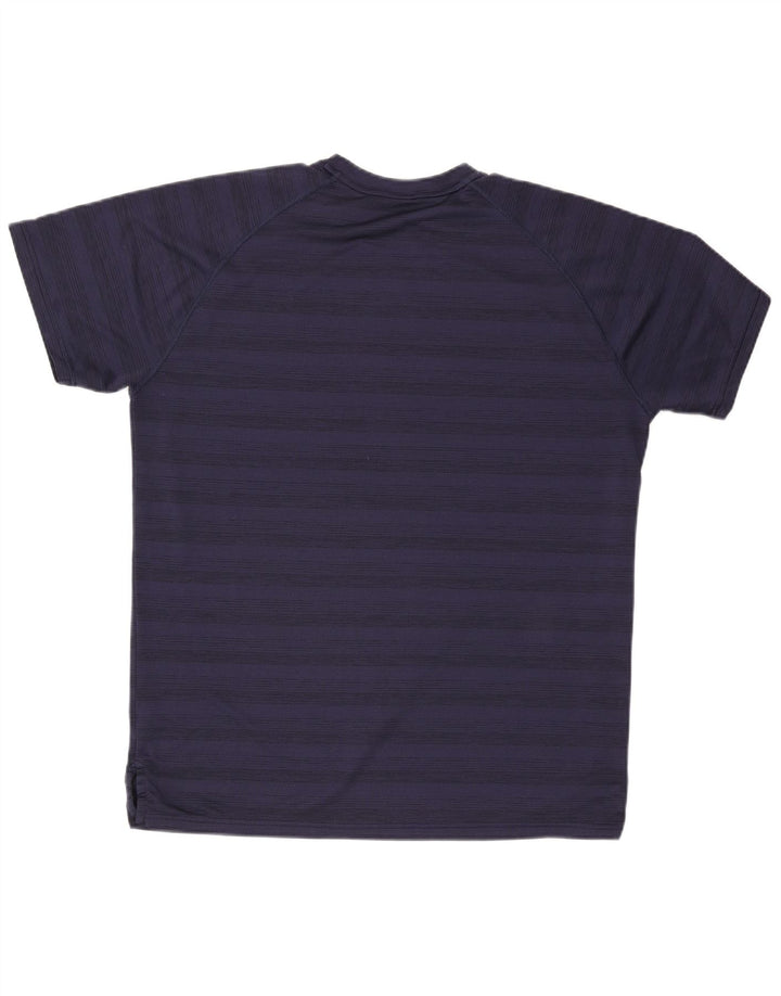 Puma Mens T-Shirt Top XL Navy Blue Striped