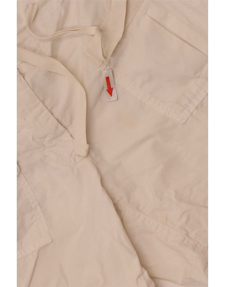 Think Pink Womens Cargo Shorts W30 Medium White Cotton