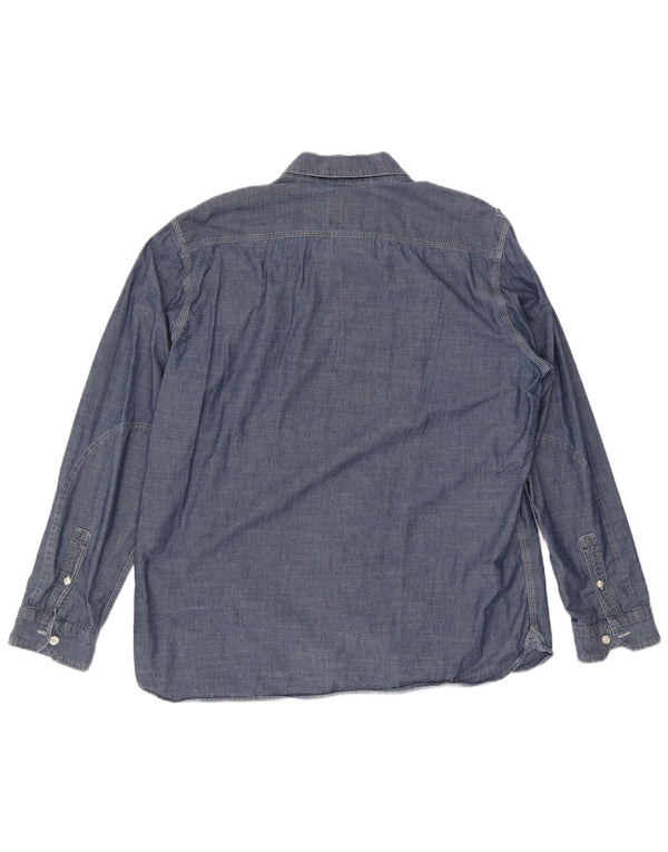 Levi's Mens Standard Fit Shirt XL Navy Blue