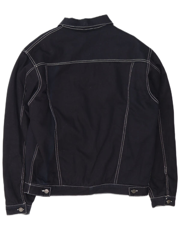Komodo Mens Denim Jacket UK 40 Large Navy Blue Cotton