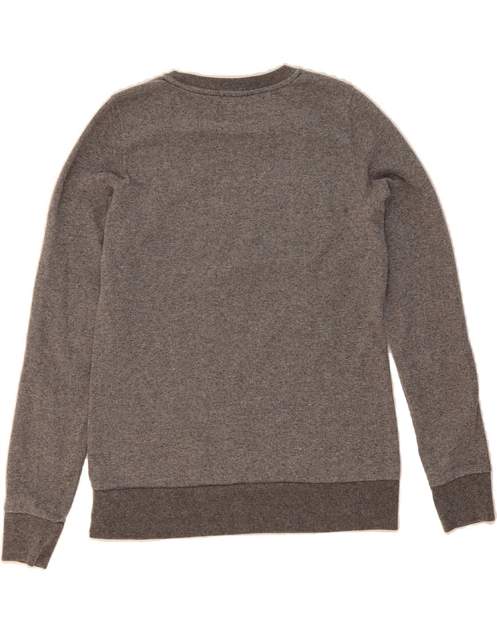 CHAMPION Womens Graphic Sweatshirt Jumper UK 12 Medium Grey Vintage Champion and Second-Hand Champion from Messina Hembry 