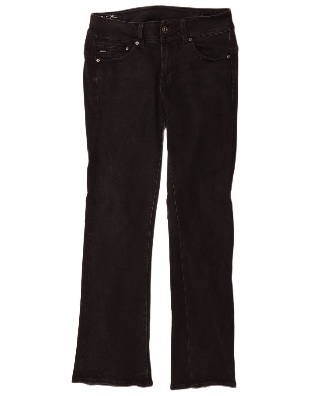 G-Star Womens Midge Bootcut Jeans W31 L32  Black Cotton