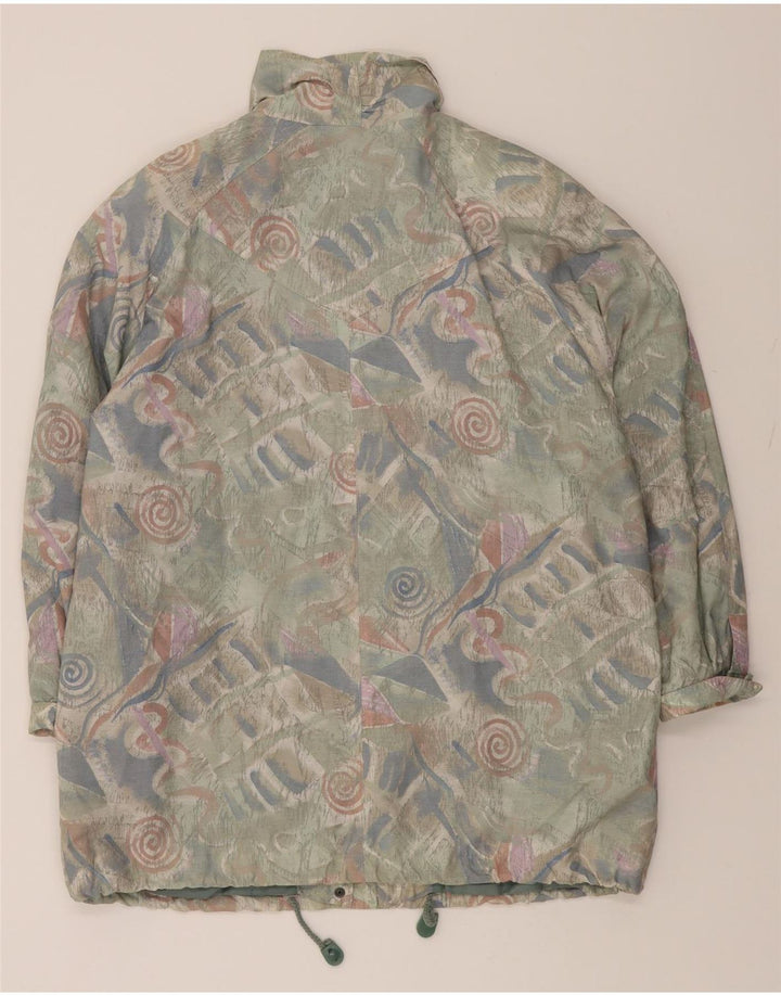 VINTAGE Womens Oversized Windbreaker Jacket EU 40 Medium Green Vintage Vintage and Second-Hand Vintage from Messina Hembry 
