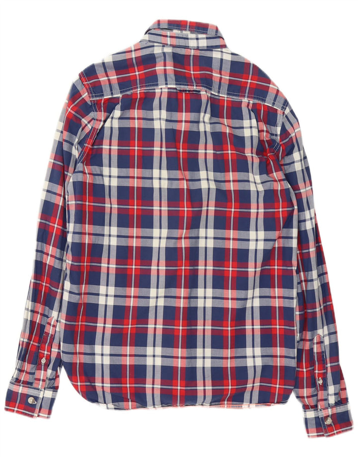 Superdry Mens Shirt Large Multicoloured Check Cotton