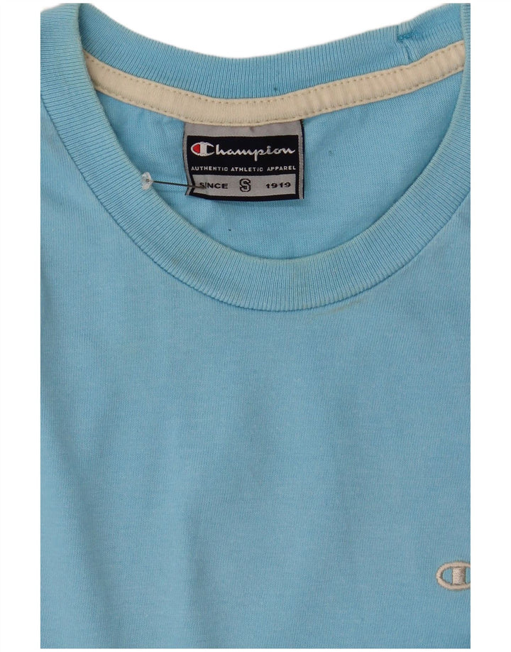 CHAMPION Mens T-Shirt Top Small Blue