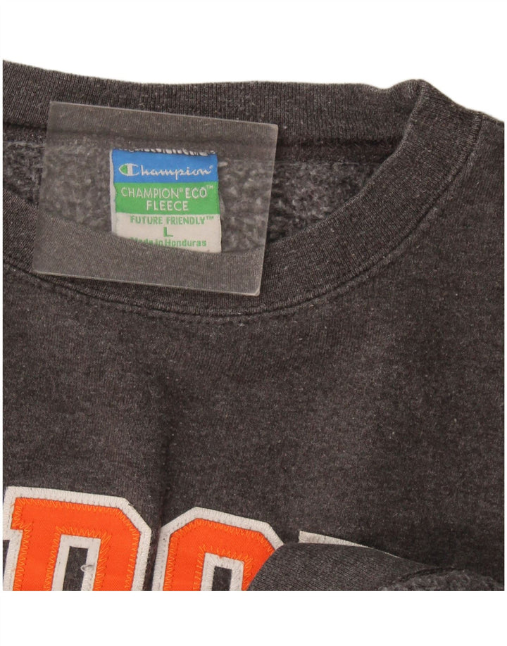 Champion Mens Mercer Graphic Sweatshirt Jumper Large Grey