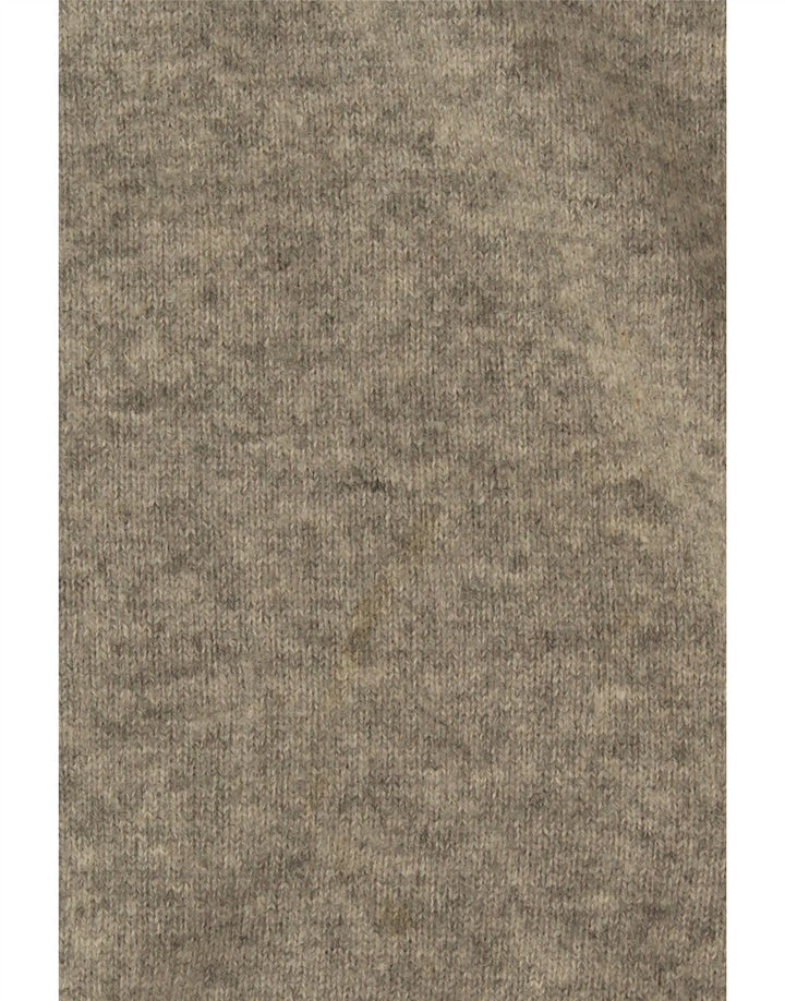 C.Comberti Mens V-Neck Jumper Sweater IT 52 Large Grey Wool