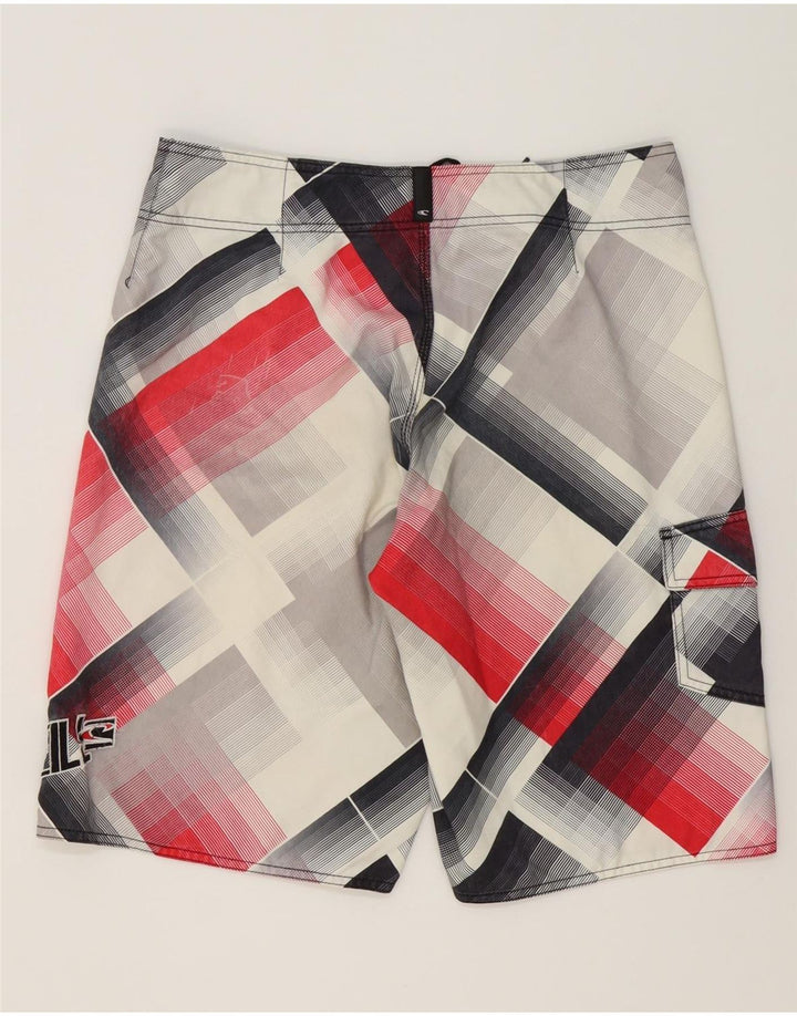 O'NEILL Mens Swimming Shorts Medium  Multicoloured Geometric Polyester